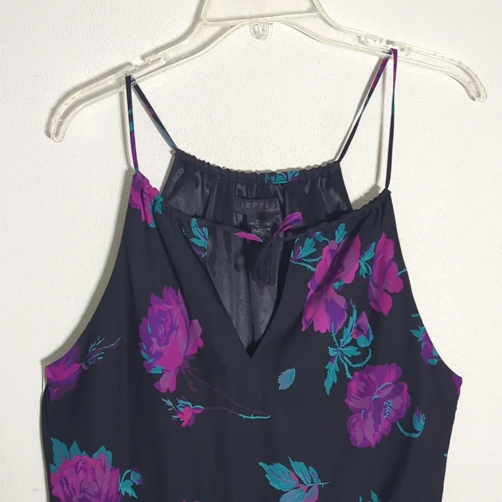 Vintage‎ Y2K 90s Express Womens Slip Dress Whimsigoth Babydoll Fairy Grunge Sz 6